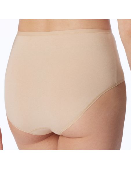 Schiesser Dames Midi 95/5 Organic 2Pack Sand