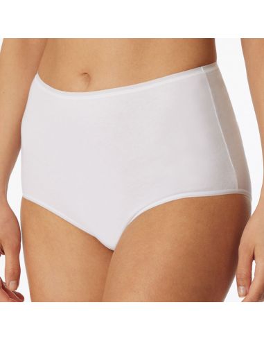 Schiesser Dames Maxi 95/5 Organic 2Pack Wit