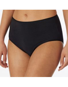 Schiesser Dames Midi 95/5 Organic 2Pack Zwart 2
