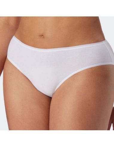 Schiesser Dames Tai 95/5 Organic 2Pack Wit 