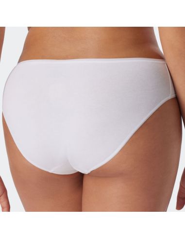 Schiesser Dames Tai 95/5 Organic 2Pack Wit 