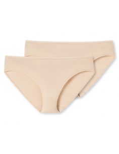 Schiesser Dames Tai 95/5 Organic 2Pack Sand