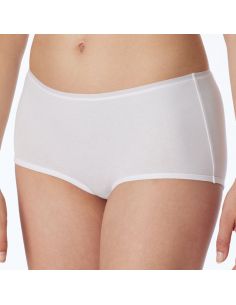 Schiesser Dames Boxer 95/5 Organic 2Pack Wit 2