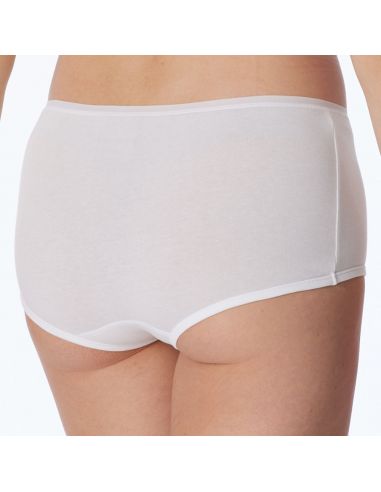 Schiesser Dames Boxer 95/5 Organic 2Pack Wit