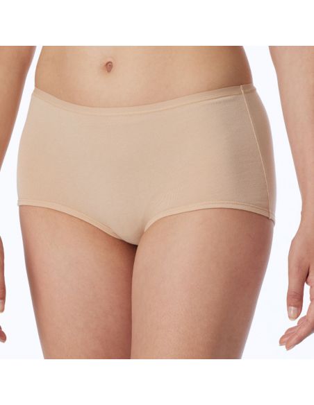 Schiesser Dames Boxer 95/5 Organic 2Pack Sand