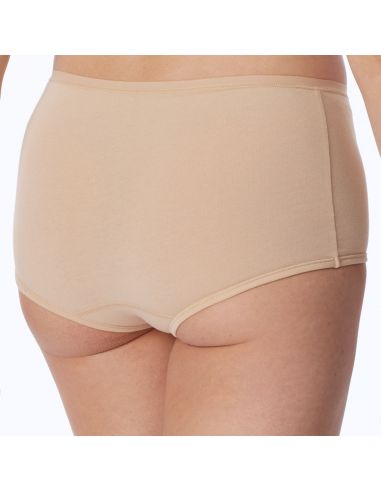 Schiesser Dames Boxer 95/5 Organic 2Pack Sand