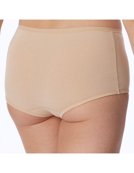 Schiesser Dames Boxer 95/5 Organic 2Pack Sand