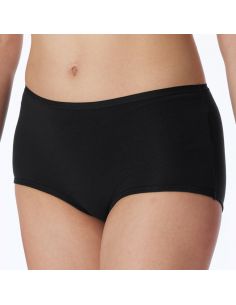 Schiesser Dames Boxer 95/5 Organic 2Pack Zwart 2