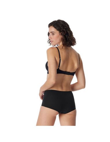 Schiesser Dames Boxer 95/5 Organic 2Pack Zwart