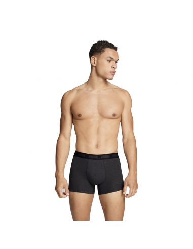 Puma Boxershorts Everyday Comfort Stretch 3Pack Zwart Antraciet, Grijs