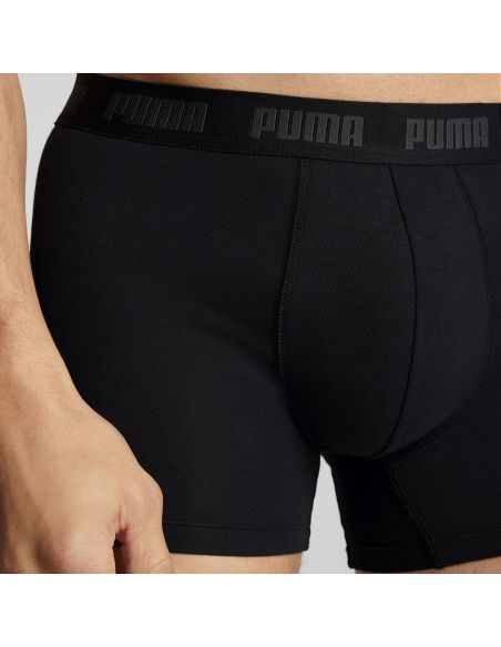 Puma Boxershorts Everyday Comfort Stretch 3Pack Zwart Antraciet, Grijs