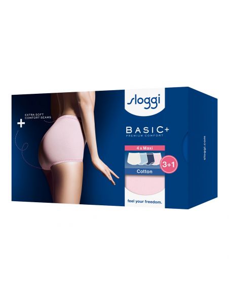Sloggi Basic Maxi Slip 4 pack C4P V019 3+1 gratis
