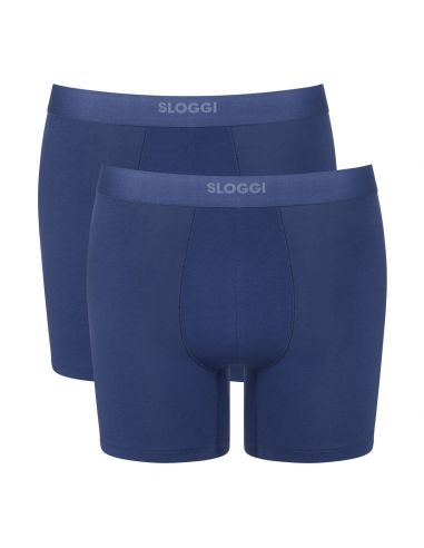 Sloggi Men Ever Ease Short 2Pack Blauw
