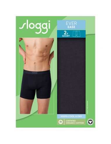 Sloggi Men Ever Ease Short 2Pack Zwart