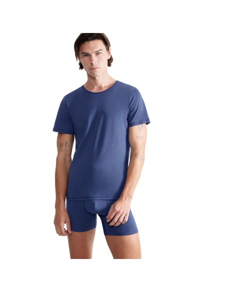 Sloggi Men Ever Ease O-Neck Blauw 