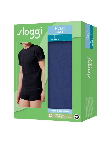 Sloggi Men Ever Ease O-Neck Blauw 