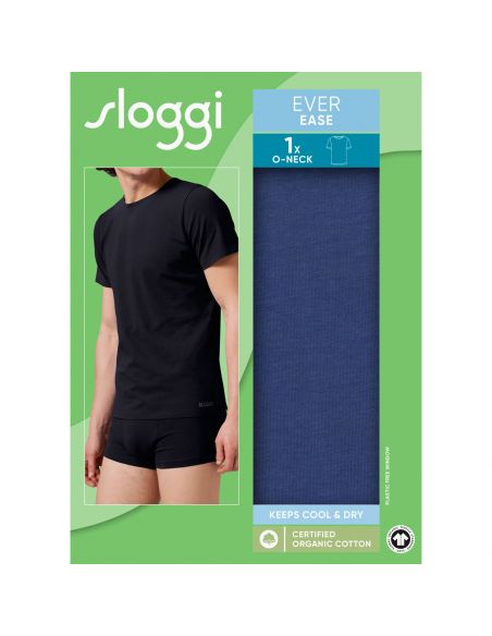 Sloggi Men Ever Ease O-Neck Blauw 