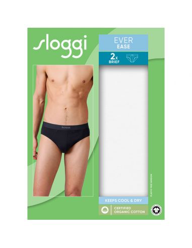 Sloggi Men Ever Ease Brief 2Pack Wit