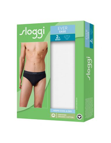 Sloggi Men Ever Ease Brief 2Pack Wit