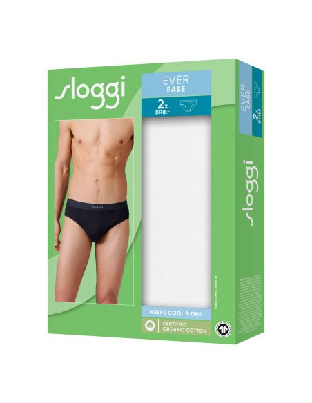 Sloggi Men Ever Ease Brief 2Pack Wit 