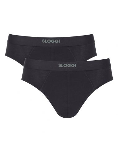 Sloggi Men Ever Ease Brief 2Pack Zwart 