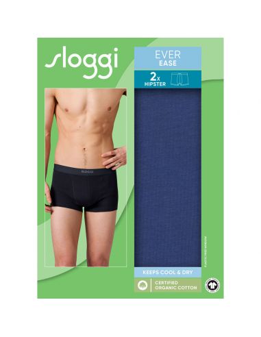 Sloggi Men Ever Ease Hipster 2Pack Blauw
