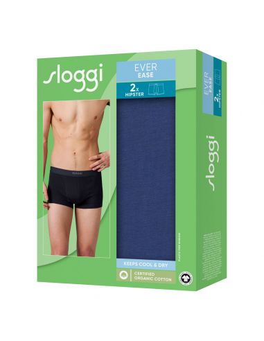Sloggi Men Ever Ease Hipster 2Pack Blauw