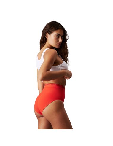 Calvin Klein Dames Cotton Seamless Brief Rood