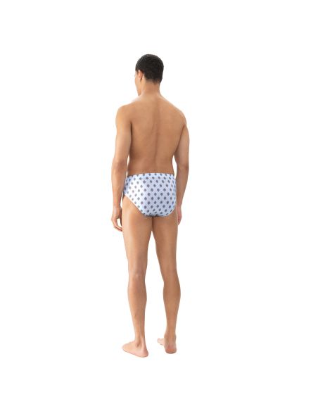 MEY Heren Slip Jazz-Pants Highleg Brief Modal Stripes Tie Patern 2120065