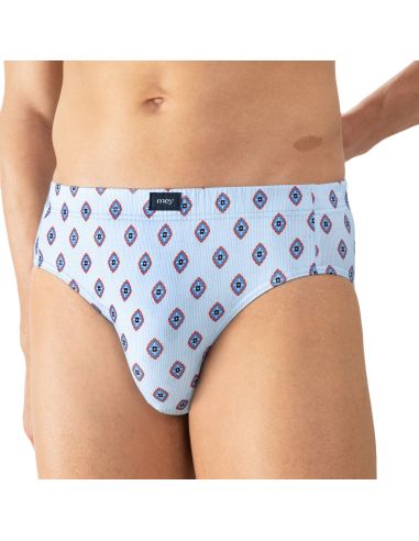MEY Heren Slip Jazz-Pants Highleg Brief Modal Stripes Tie Patern 2120065