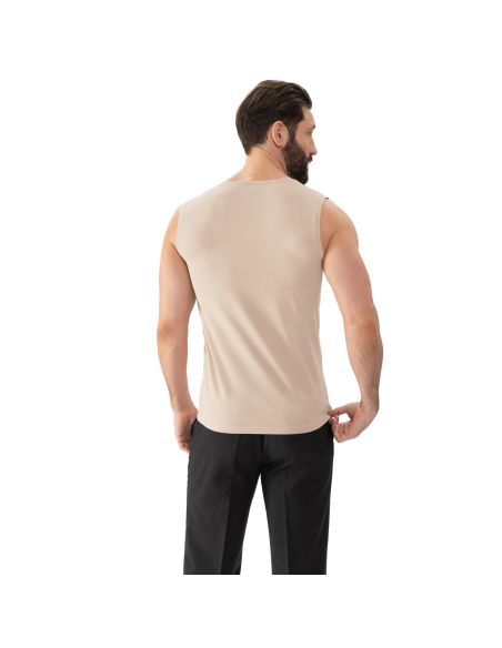 MEY Heren Tanktop Muskel Shirt Comfort Cotton Nude 2110000