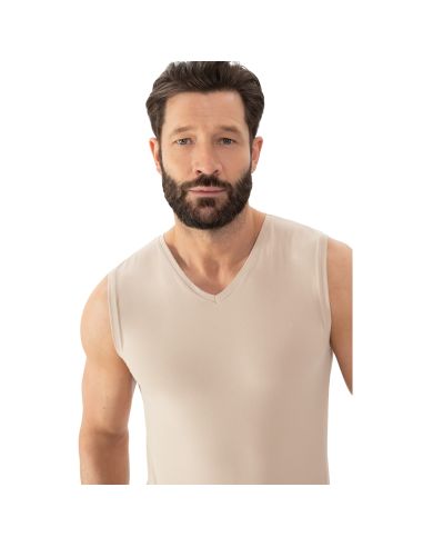 MEY Heren Tanktop Muskel Shirt Comfort Cotton Nude 2110000
