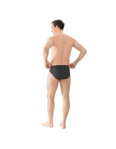 MEY Heren Jazz Pants Round Grid Zwart 2120052