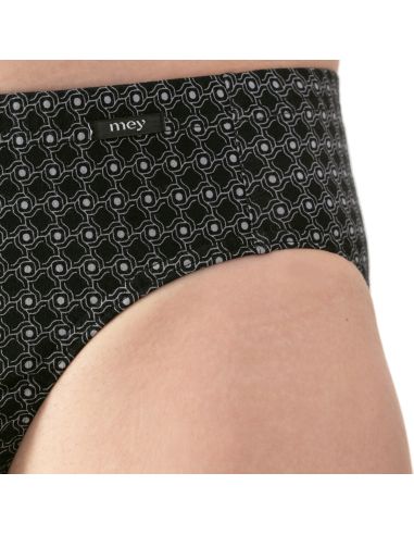 MEY Heren Jazz Pants Round Grid Zwart 2120052