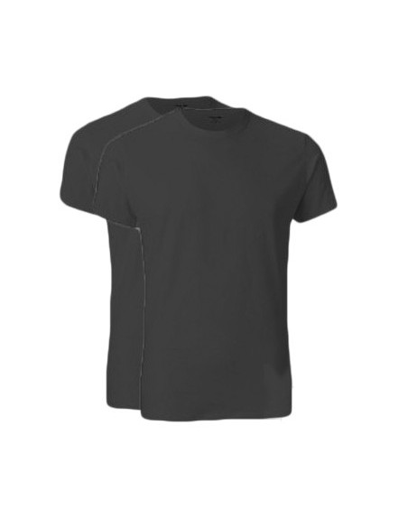 Calvin Klein T-shirt zwart duo pak ronde hals 