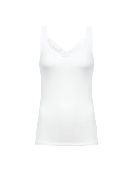 MEY Dames Emotion Elegance Hemd Top Wit 1110028
