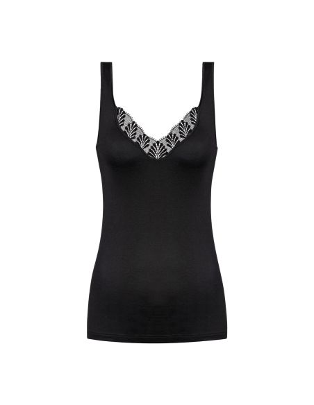 MEY Dames Emotion Elegance Hemd Top Zwart 1110028