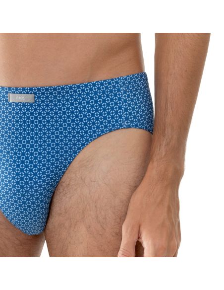 MEY Heren Jazz Pants Straight Squares Tide Blue 2120073
