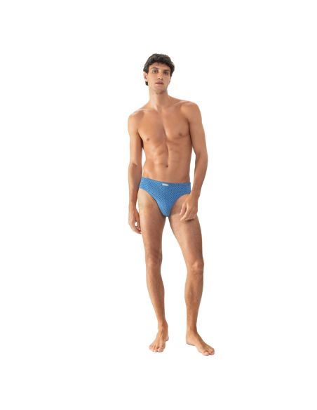 MEY Heren Jazz Pants Straight Squares Tide Blue 2120073