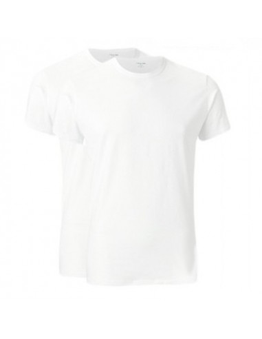 Calvin Klein T-shirt duo pak Wit Ronde hals