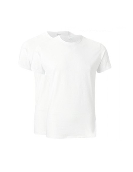 Calvin Klein T-shirt duo pak Wit Ronde hals