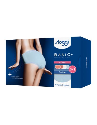 Sloggi Basic Midi Slip 4 pack C4P V022 3+1 gratis