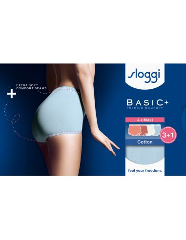 Sloggi Basic Maxi Slip 4 pack C4P V022 3+1 gratis