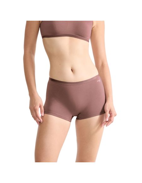 Sloggi GO Daily Cotton Short 3Pack Cacao