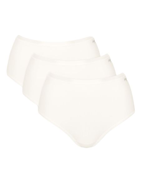 Sloggi GO Daily Cotton Highwaist 3Pack Ivoor