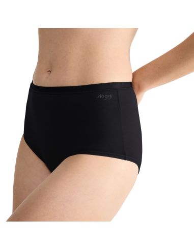 Sloggi GO Daily Cotton Highwaist 3Pack Zwart