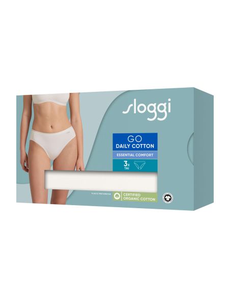 Sloggi GO Daily Cotton Tai 3Pack Ivoor
