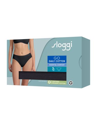 Sloggi GO Daily Cotton Tai 3Pack Zwart