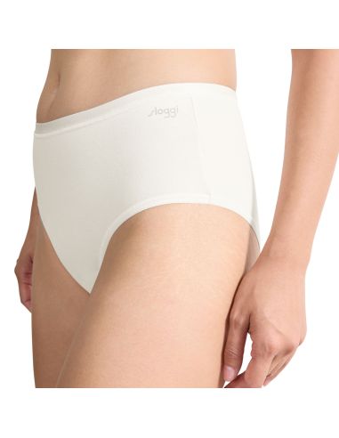 Sloggi GO Daily Cotton Midi 3Pack Ivoor