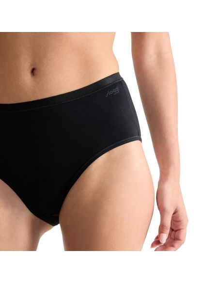 Sloggi GO Daily Cotton Midi 3Pack Zwart